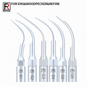 10Pcs Refine® Dental Scaler Tips G1 G2 G3 G4 G5 G6 GD1 GD2 GD3 GD4 GD5 GD6 Compatible with EMS Woodpecker