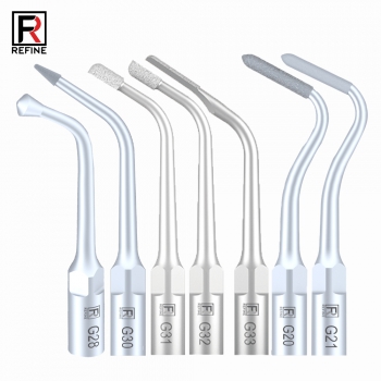 5Pcs Refine® Ultrasonic Scaling Tips G20 G21 G30 G31 G32 G33 G35 Compatible with REFINE EMS Woodpecker Scaler Handpiece