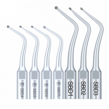 5Pcs Refine® Ultrasonic Caries Removing Tips SBD1 SBD2 SBD3 SBD4 SBD5/6 SBDR SBDL SBD7L SBD7R Compatible SATELEC NSK DTE GNATUS