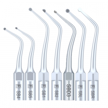 5Pcs Refine® Ultrasonic Caries Removing Tips SB1 SB2 SB3 SB4 SB5 SBR SBL Fit EMS Woodpecker Scaler Handpiece