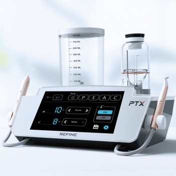 Refine® PTX 2 in 1 Dental Ultrasonic Scaler with Air Polisher and Water Temperature Control System