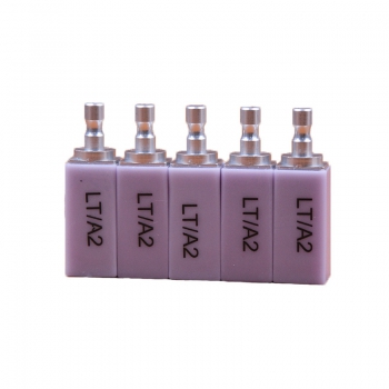 5Pcs C14 LT Cad/Cam Low Translucent Lithium Disilicate Glass Ceramic Block For D...