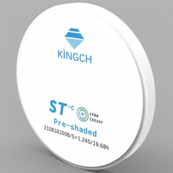 Kingch® ST-C 98/95/89mm Dental Lab Pre-shaded Zirconia Blank Denture Teeth Cad C...