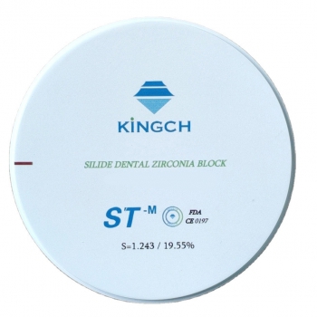 Kingch® ST-M 98/95/89mm Dental Lab Multilayer Pre-shaded Zirconia Block CAD/CAM Ceramic Blank