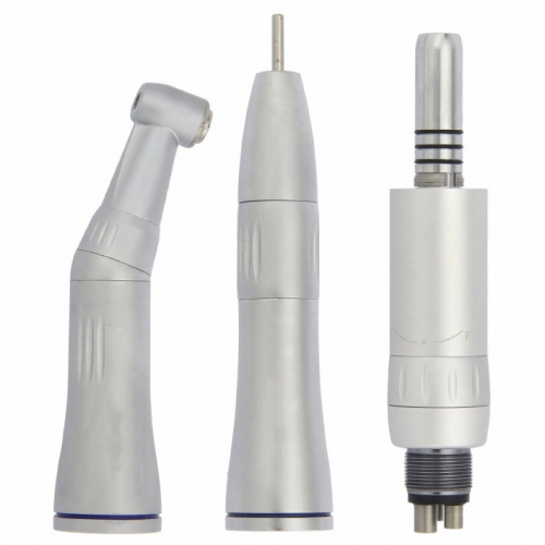 Dental Inner Water Spray Low Speed Handpiece Contra Angle Air Motor 2/4Holes
