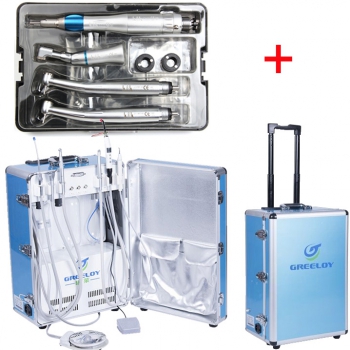 Greeloy® GU-P206 Portable Unit + Dental Handpiece Unit