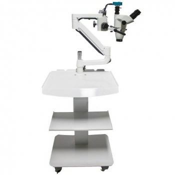 Trolley Type 5W Dental Root Canal Therapy Operating Microscope Loups with Camera