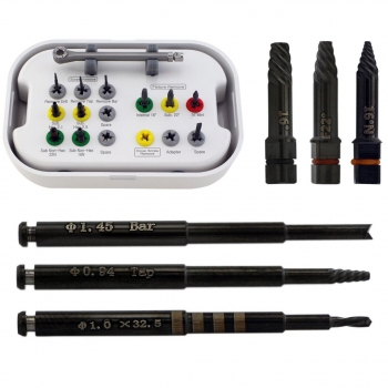 Dental Implant Fixture & Fractured Screw Removal Kit