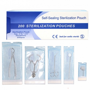 200pcs/box Dental Sterilization Bag Self-sealing Disinfection Pouches