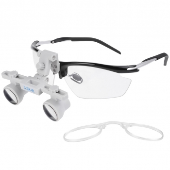 YOYU DY-116 3.5X-R Dental Binocular Loupes Magnifier Operation Loupe with Presbyopia Frame