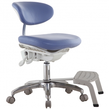 QIYUAN QY DS-PB1 Dental Stool Dynamic Chair Seat with Foot Base PU Leather