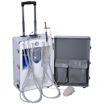 BEST® Portable Dental Unit BD406 W/ 3-Way Syringe+Suction+LED Curing Light+HP Tube