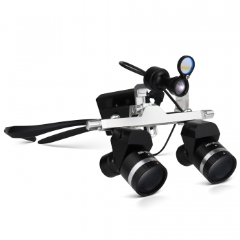 WJ YWJ-MG11U 3.0X-5.0X Dental Ergonomic Binocular Loupes With Headlight (Adjustable Magnification)