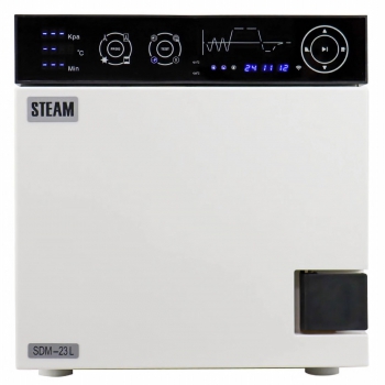 SDM 18L/23L Dental Autoclave Steam Sterilizer Class B Table Top Autoclave with Printer