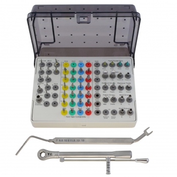 Universal Implant Taper Surgical Kit Guide Twist Drills Instruments Hiossen OSSTEM Style