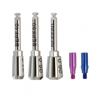 Implant Bone Profiler 4.0 5.0 6.0 & Guide Screw Kit Compatible Hiossen OSSTEM