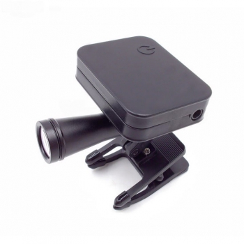 5W Dental Wireless Clip-on LED Headlight with 2Pcs Magnetic Batteries 60000lux