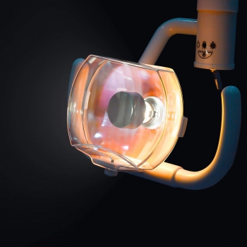 50W Dental Oral Lamp Wall Mounted Cold Light Shadowless Surgical Exam Lamp