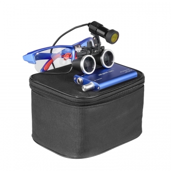 Dental 3.5X Binocular Loupes + Dental 5W LED Headlight with Filter