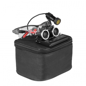 Dental 3.5X Binocular Loupes + Dental 5W LED Headlight with Filter