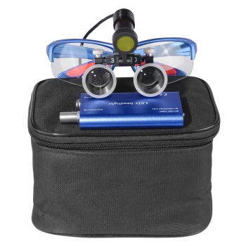 Dental 3.5X Binocular Loupes + Dental 5W LED Headlight with Filter