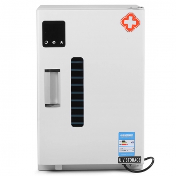 27L Dental Disinfection Cabinet UV Ozone Sterilizer Touch Screen with Timmer