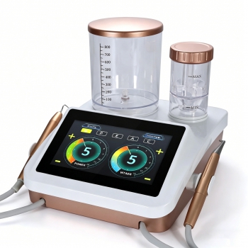 Dental Ultrasonic Scaler + Air Polisher 2 in 1 Periodontal Therapy Device with Titanium Tips & Foot Control