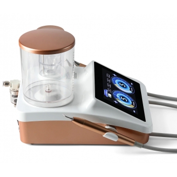 Dental Ultrasonic Scaler + Air Polisher 2 in 1 Periodontal Therapy Device with Titanium Tips & Foot Control
