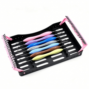 7Pcs Dental Composite Filling Kit Restoration Placement Contouring Instruments