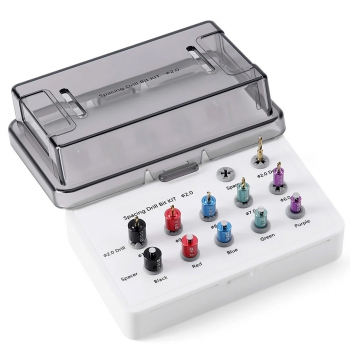 Dental Implant Spacing Drill Bit Kit Dental Drill Guide and Positioning Kit