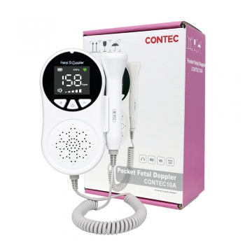 CONTEC 10A(LED) Baby Sound Monitor Pocket Fetal Doppler