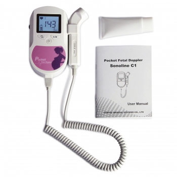 CONTEC Sonoline C1 Pocket Fetal Doppler Baby Sound Monitor