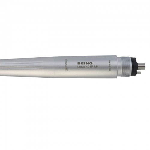 BEING 401P45‑M4E Dental 45‑Degree Surgical Turbine Handpiece with 4‑Hole & LED Lamp