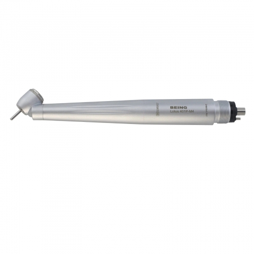 BEING 401P45‑M4E Dental 45‑Degree Surgical Turbine Handpiece with 4‑Hole & LED Lamp