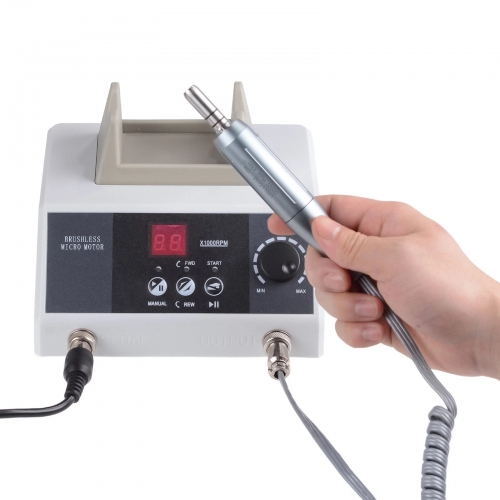 Dental Lab Polishing Grinder with 50KRPM E-Type Brushless Micromotor