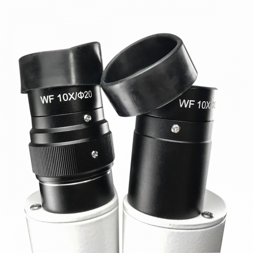 HAYEAR 10X Magnification Dental Lab Binocular Microscope with Adjustable LED