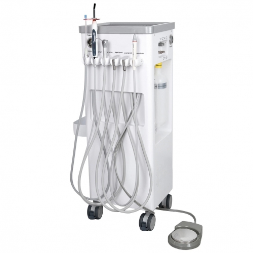 ANZHI AZ-202-2 Portable Dental Mobile Delivery Unit with Air Compressor + UItrasonic Scaler