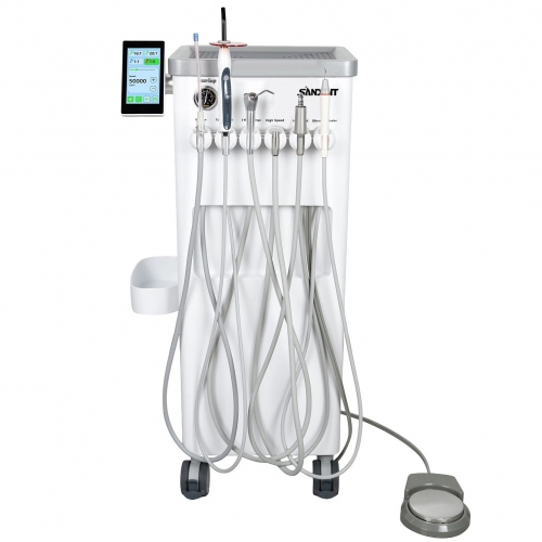 ANZHI AZ-202-1 Portable Dental Mobile Delivery Unit with Air Compressor + Micro Motor