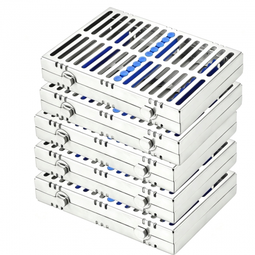 5-Piece Dental Instrument Autoclave Box (Single box holds 10 dental instruments)