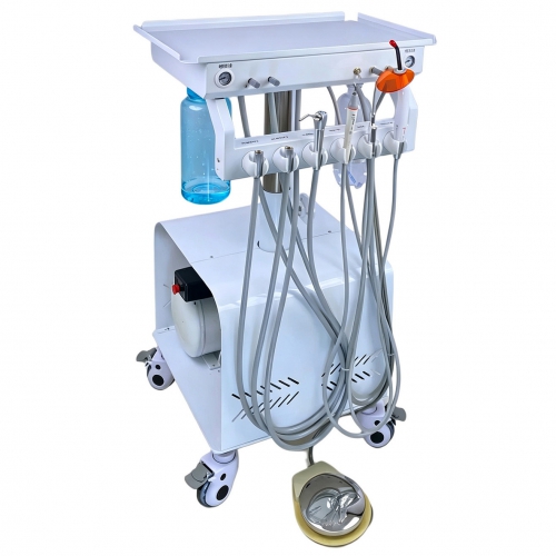 Dental Portable Delivery Unit System 4Holes with Air Compressor & Liftable Function