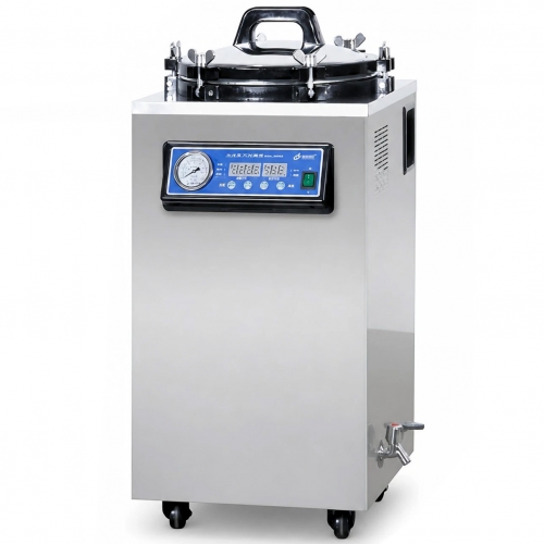 35L Dental Vertical Autoclave Steam Sterilizer with Digital Control Panel