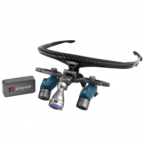 YUYO EL+WL-ii 3.5x 5x 7x Zoom Dental Loupes With Dental Headlight