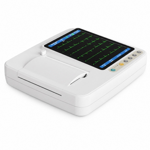 SINNOR ECG906 12-Lead Electrocardiograph ECG/EKG 6 Channels Display