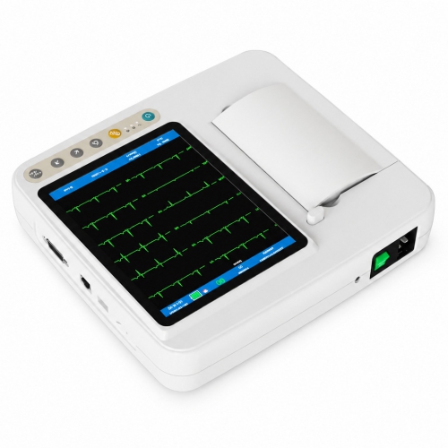 SINNOR ECG906 12-Lead Electrocardiograph ECG/EKG 6 Channels Display