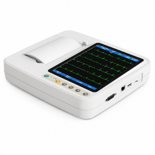 SINNOR ECG906 12-Lead Electrocardiograph ECG/EKG 6 Channels Display