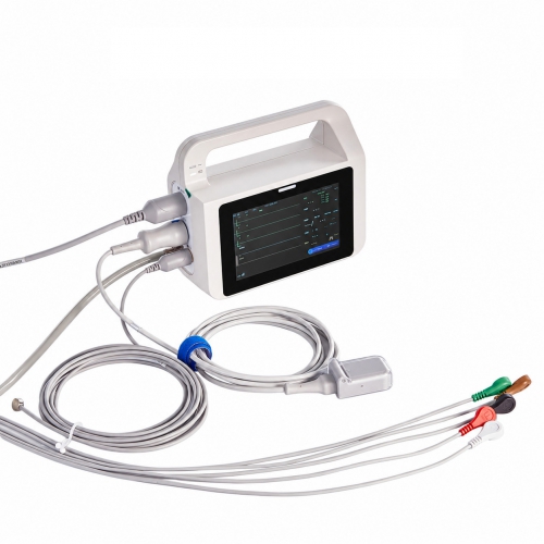 Dental Multi-parameter Patient Monitor With 5 inch Touch Screen 6 Parameters Display