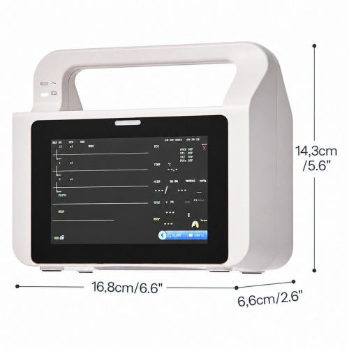 Dental Multi-parameter Patient Monitor With 5 inch Touch Screen 6 Parameters Display