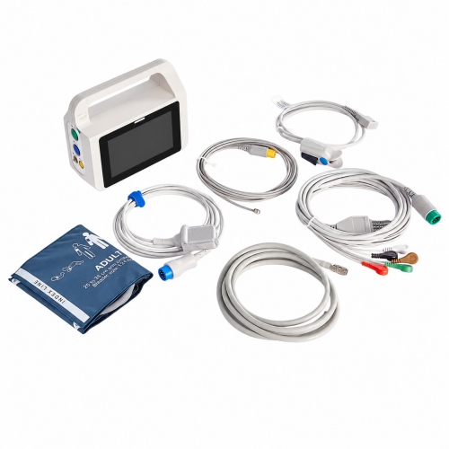 Dental Multi-parameter Patient Monitor With 5 inch Touch Screen 6 Parameters Display
