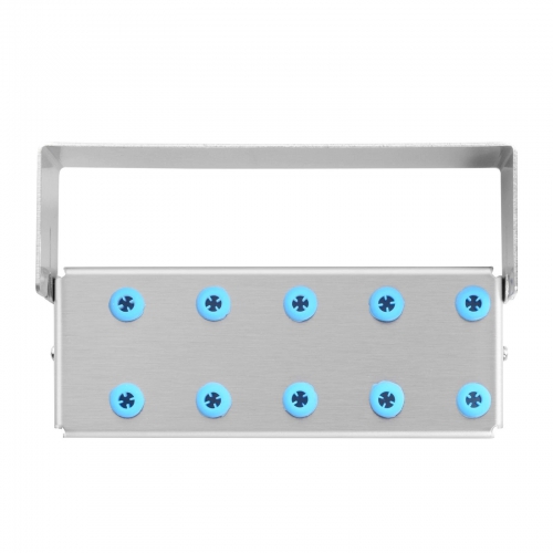 3 Pcs 10 Hole Stainless Steel Bone Bur Block Box, Dental Drill Holder