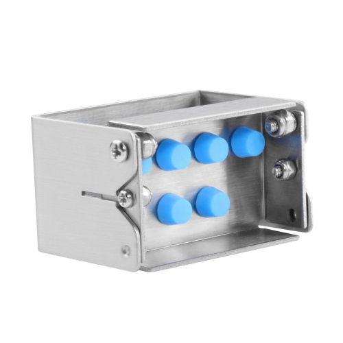 3Pcs 6 Hole Dental Bur Holder, Stainless Steel Bone Drill Block Box